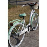 Mestský retro bicykel 28" Lavida 1-prevodový Bielo-zelený